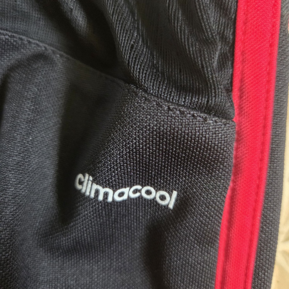 adidas Kids Black and Pink Sweatpants - Picture 5 of 8